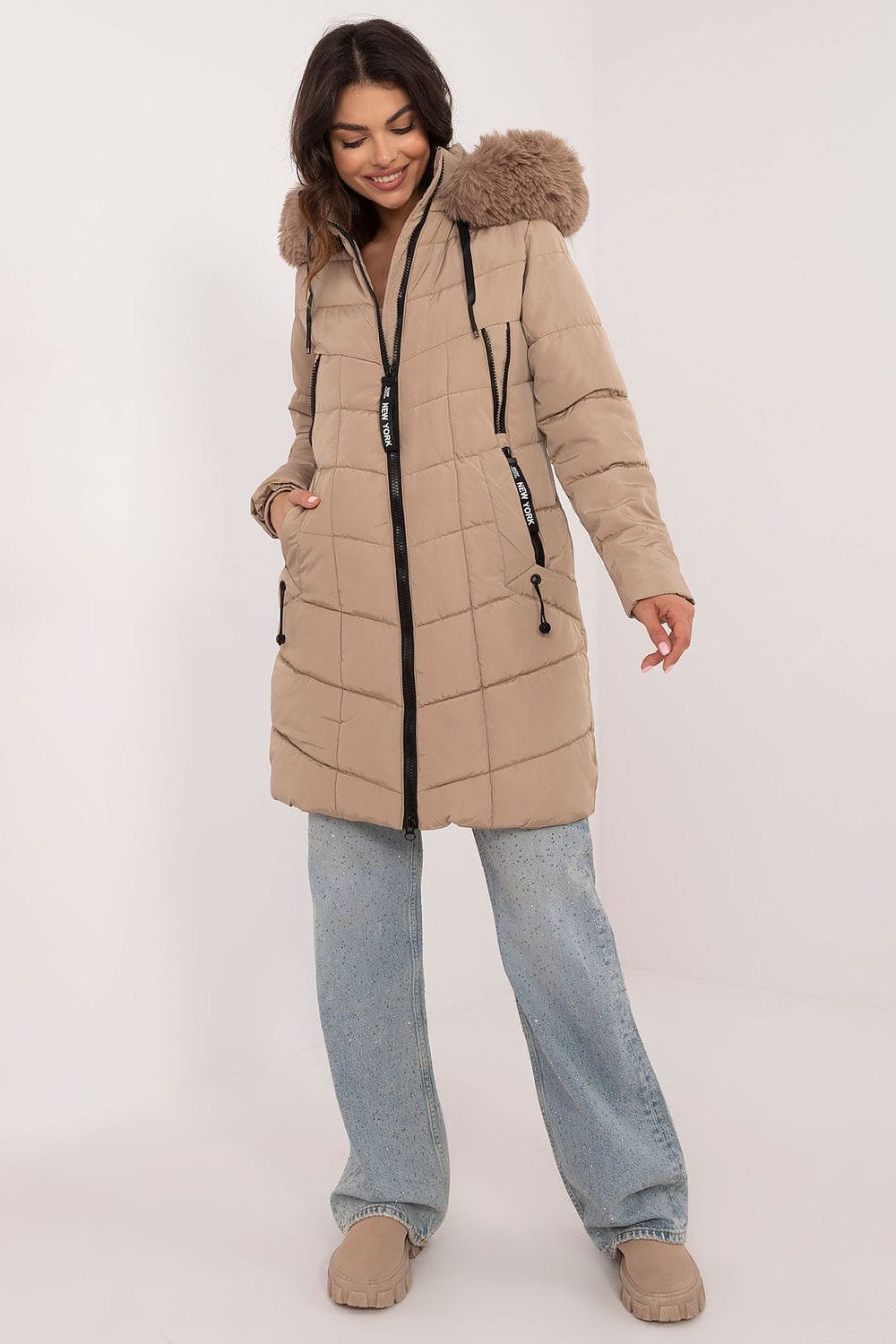 Women’s Quilted Winter Down Jacket - ShalayeFashion