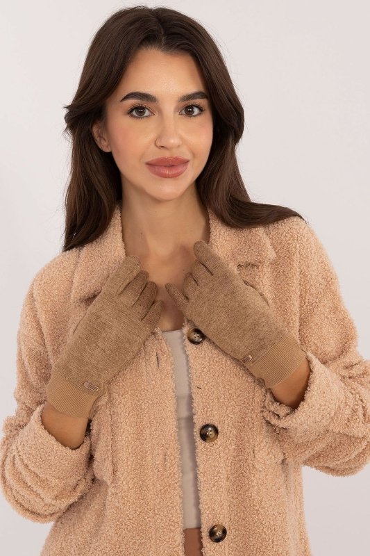 Women's Ribbed Touchscreen Gloves Winter - ShalayeFashion