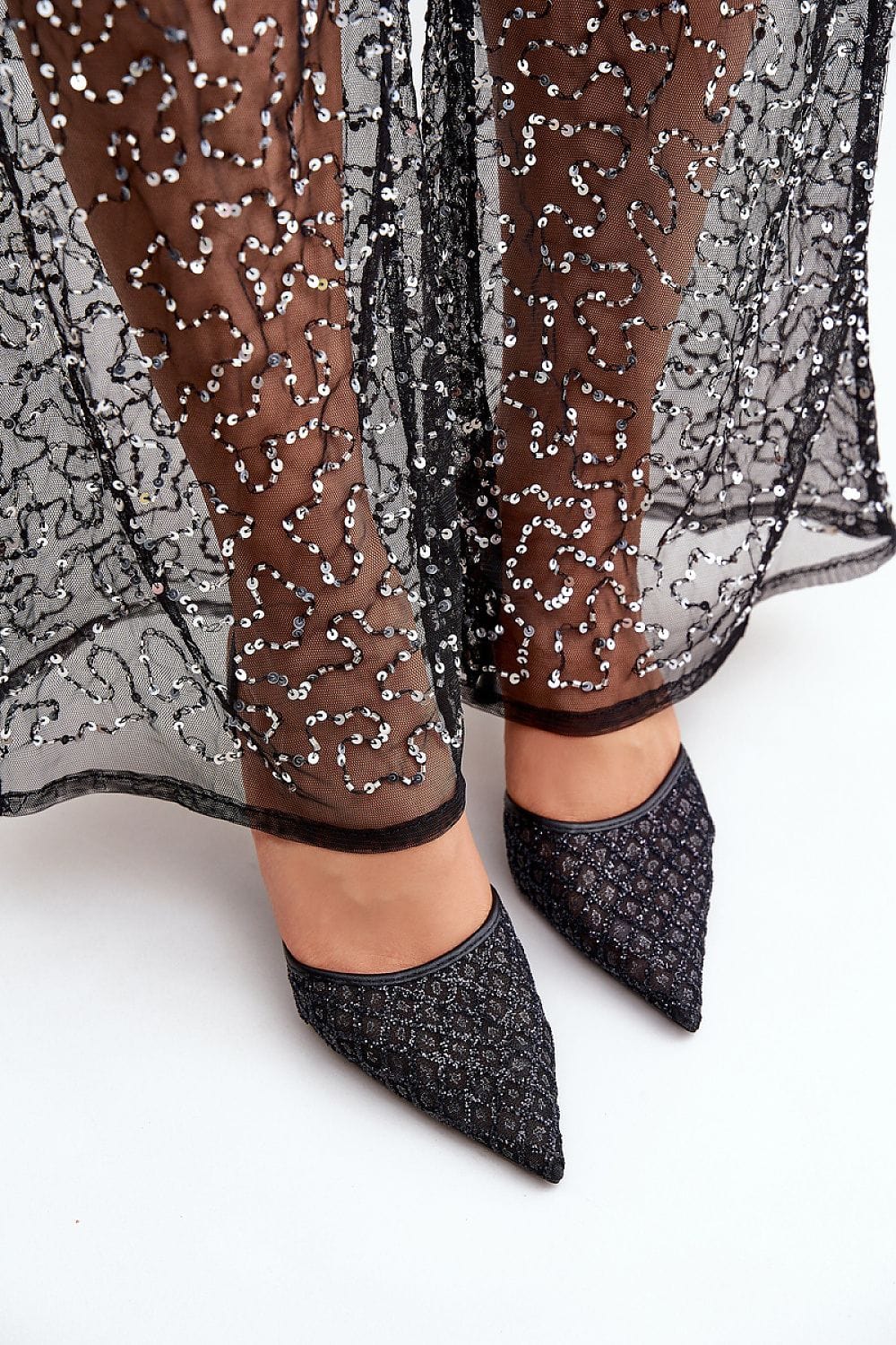 Women's Sequin High Heels Glittering - ShalayeFashion