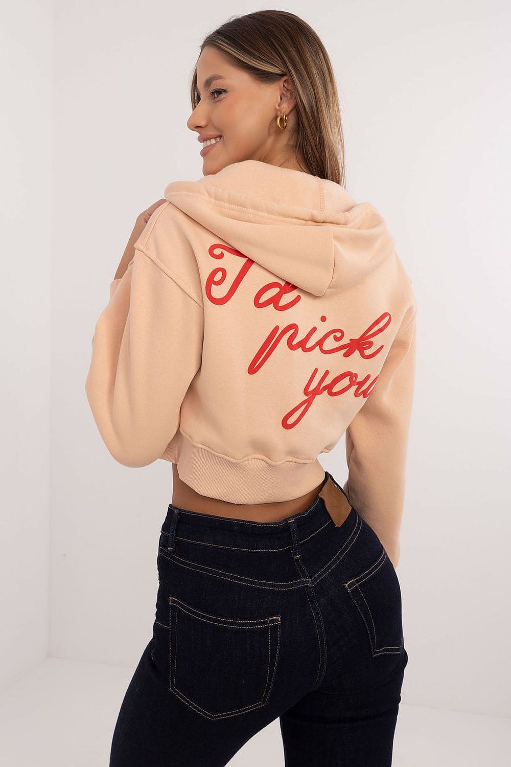 Women’s Short Hooded Casual Sweatshirt - ShalayeFashion