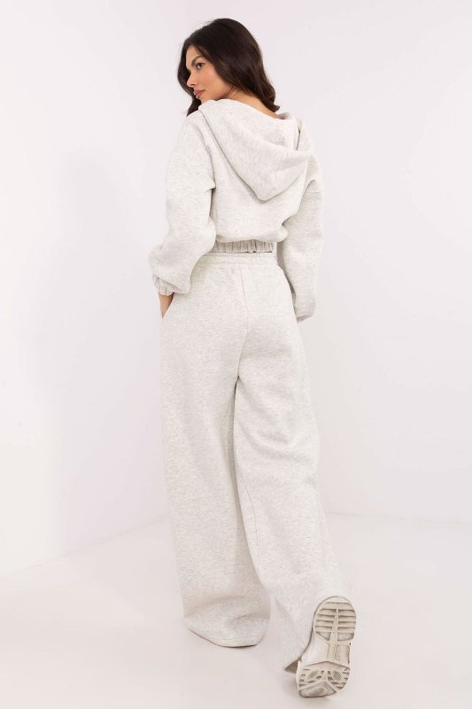 Women’s Short Hoodie Set in Cotton Blend - ShalayeFashion