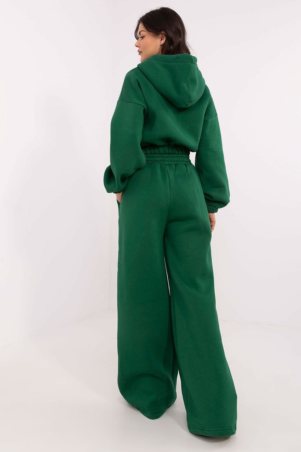Women’s Short Hoodie Set in Cotton Blend - ShalayeFashion