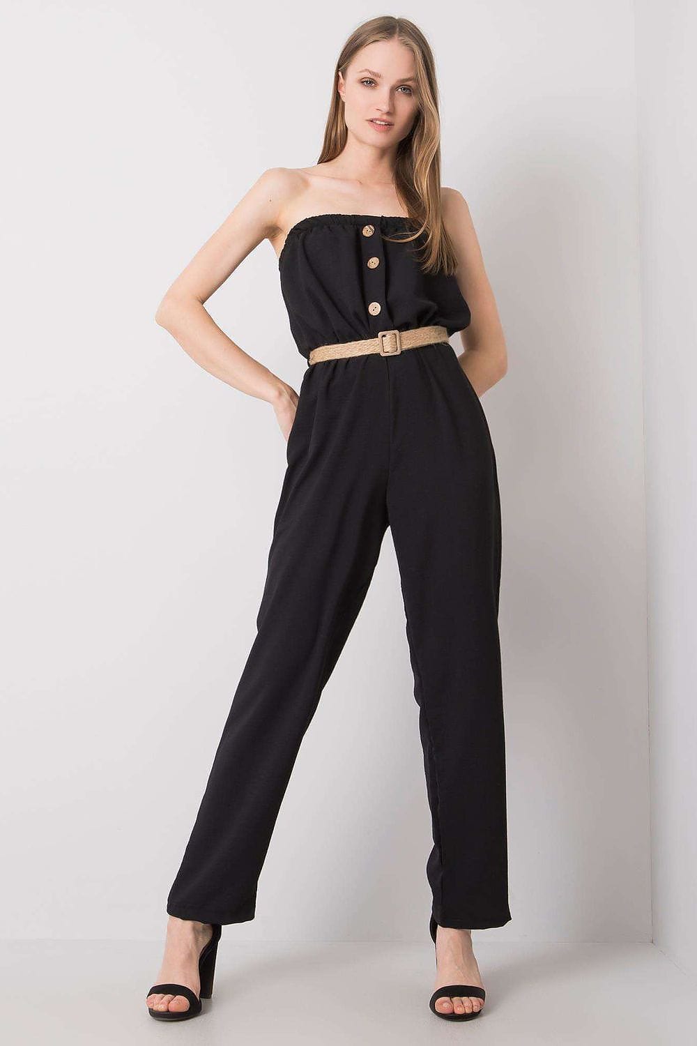 Women’s Sleeveless Cotton Jumpsuit - ShalayeFashion