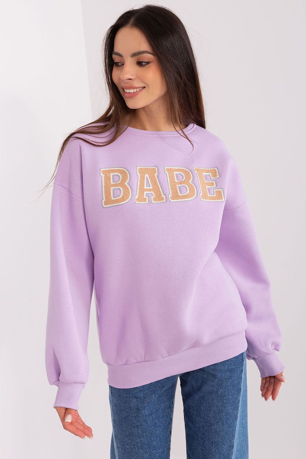 Women’s Textured Printed Sweatshirt - ShalayeFashion