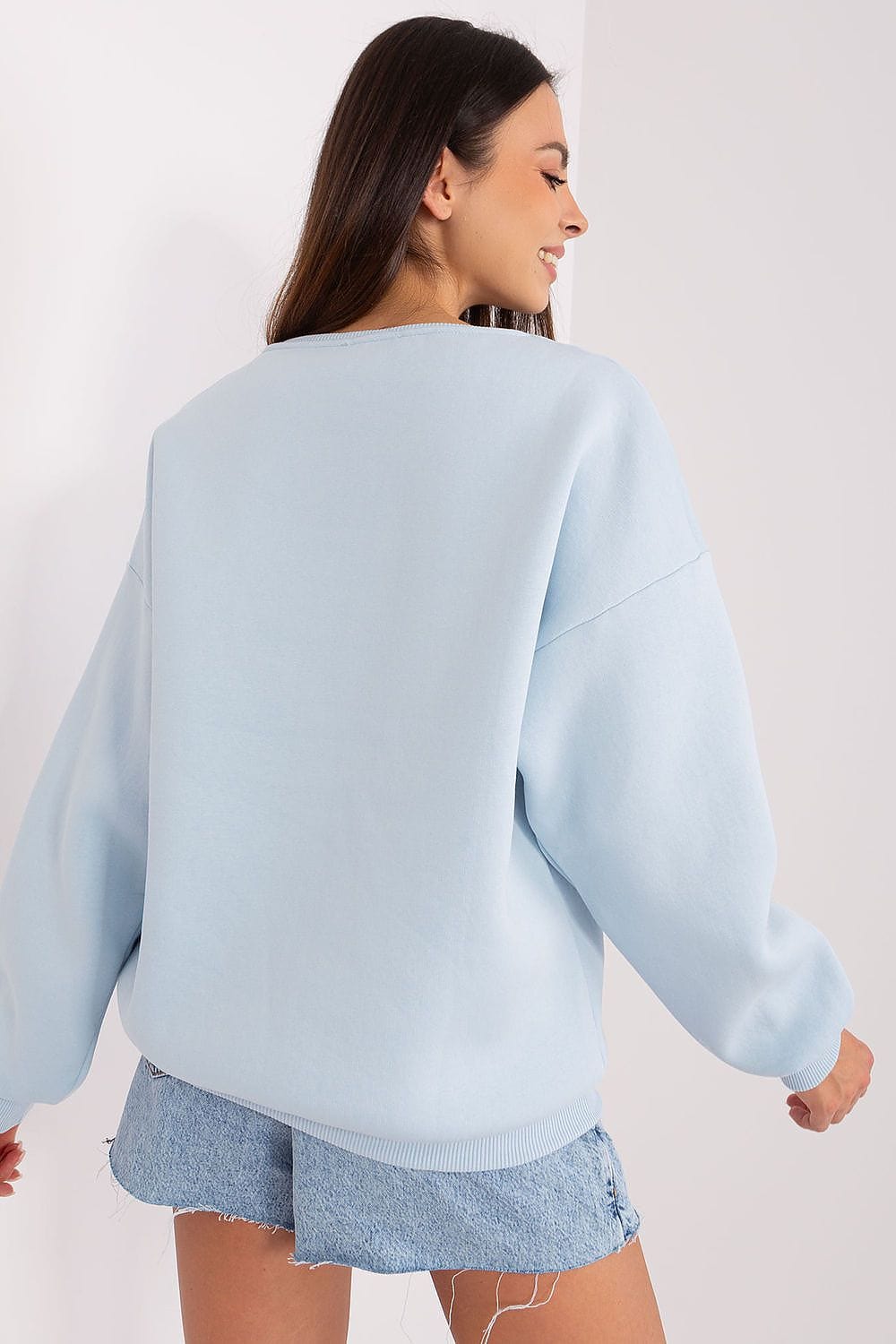 Women’s Textured Printed Sweatshirt - ShalayeFashion