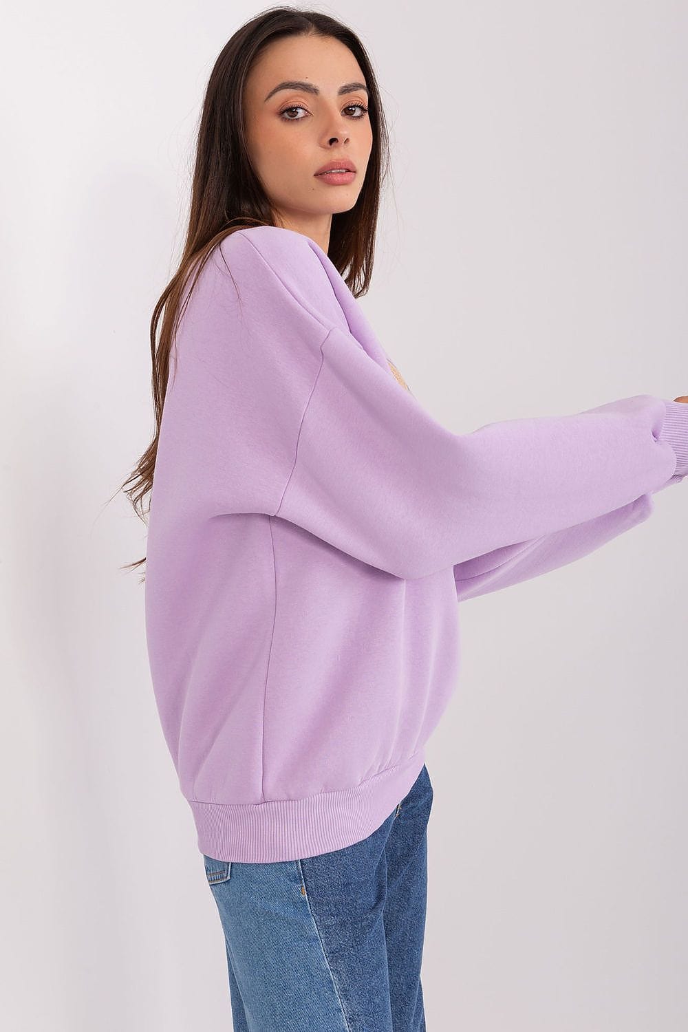Women’s Textured Printed Sweatshirt - ShalayeFashion