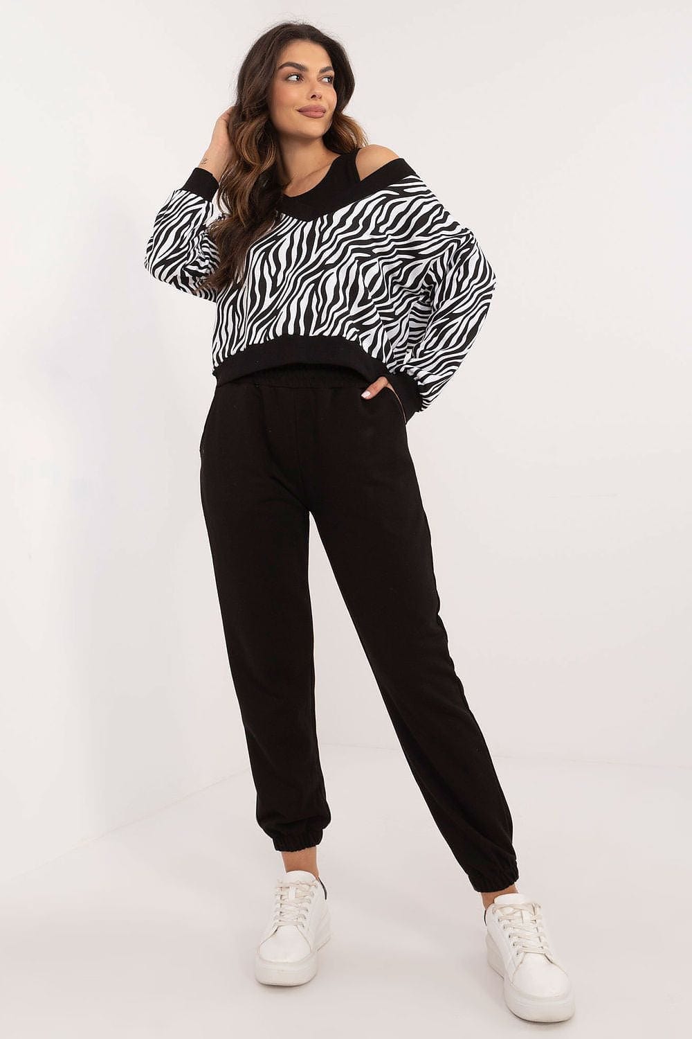 Women’s Three Piece Animal Print Set - ShalayeFashion
