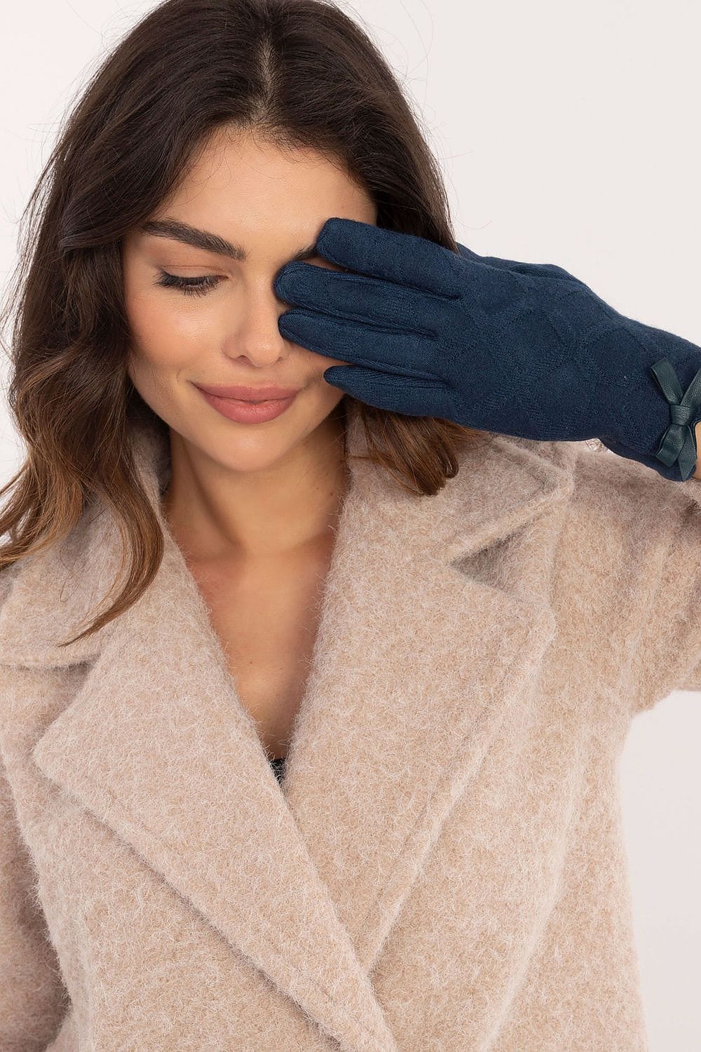 Women's Touchscreen Gloves Bow Detail Winter - ShalayeFashion