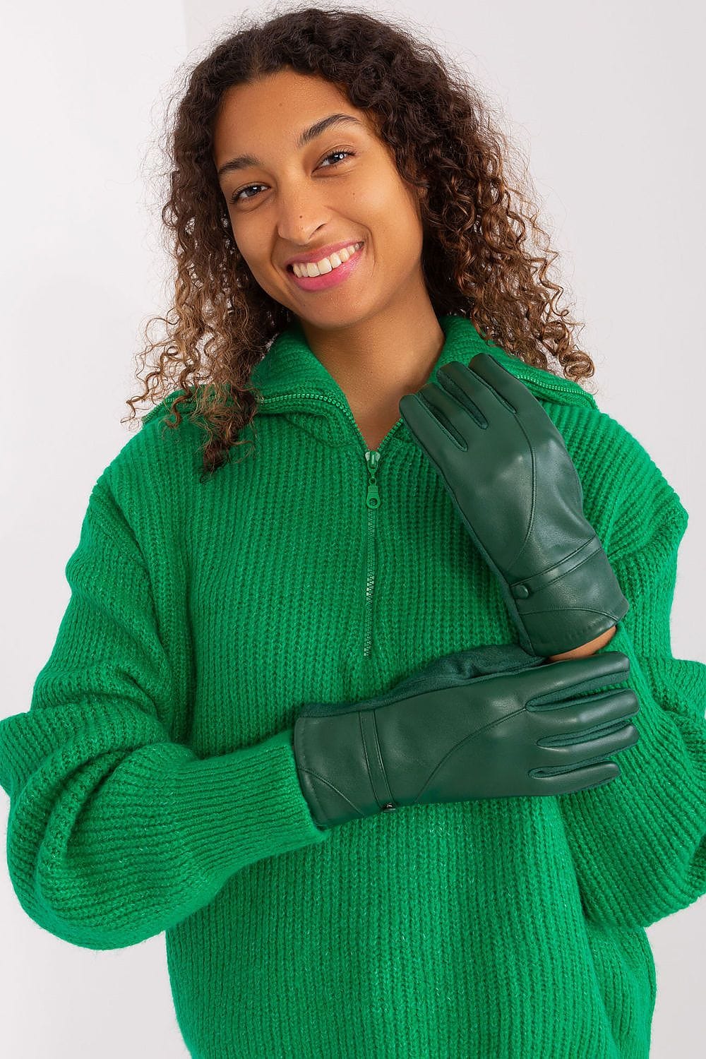 Women's Touchscreen Gloves Decorative Straps - ShalayeFashion