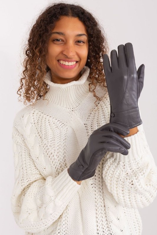 Women's Touchscreen Gloves Decorative Straps - ShalayeFashion