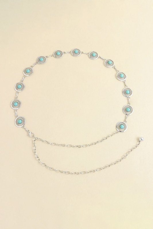 Women's Vintage Turquoise Statement Belt - ShalayeFashion