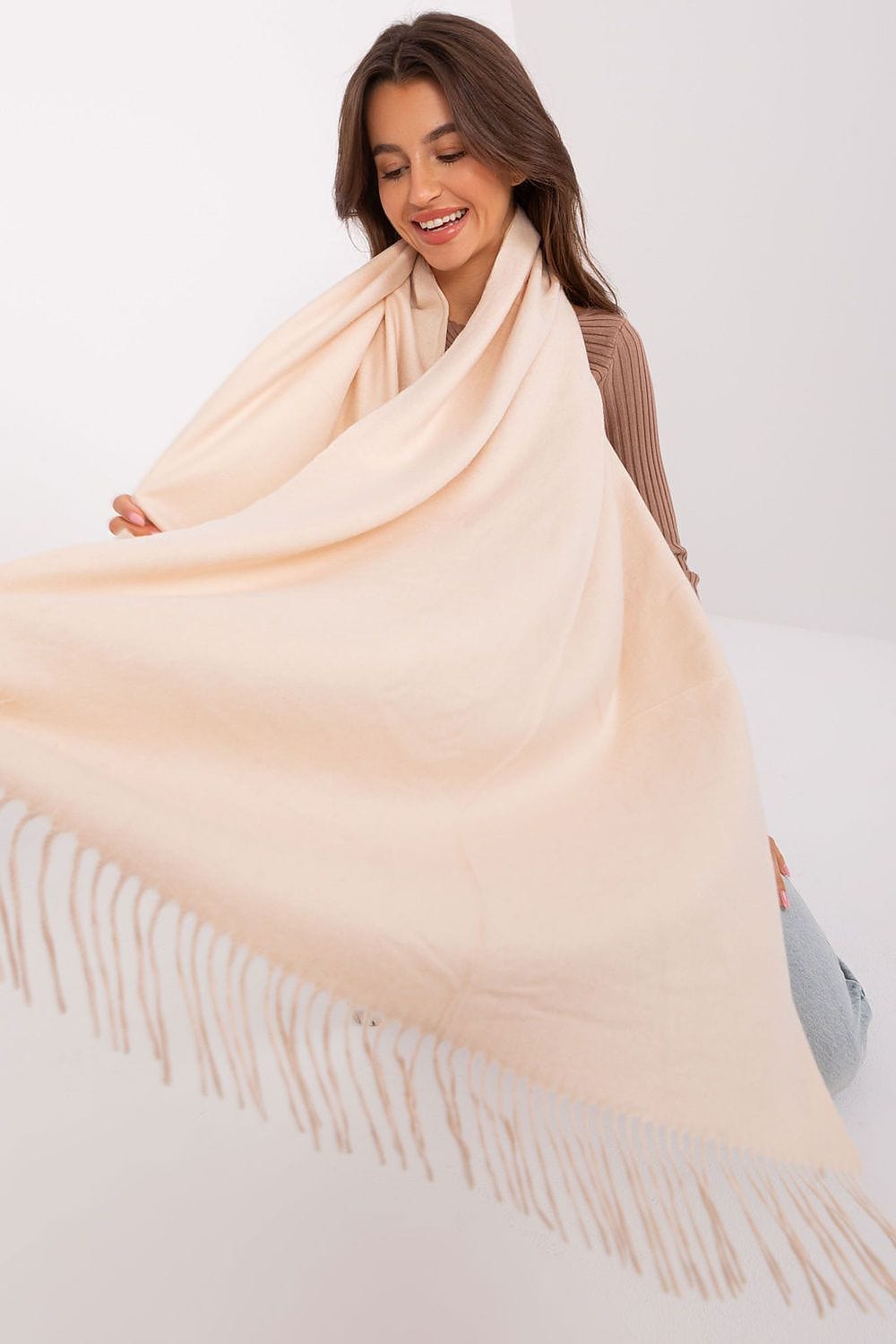 Women's Warm Long Scarf Tassels 196cm - ShalayeFashion