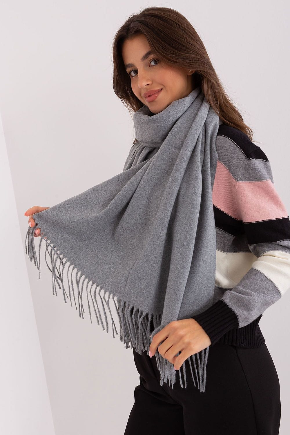 Women's Warm Long Scarf Tassels 196cm - ShalayeFashion