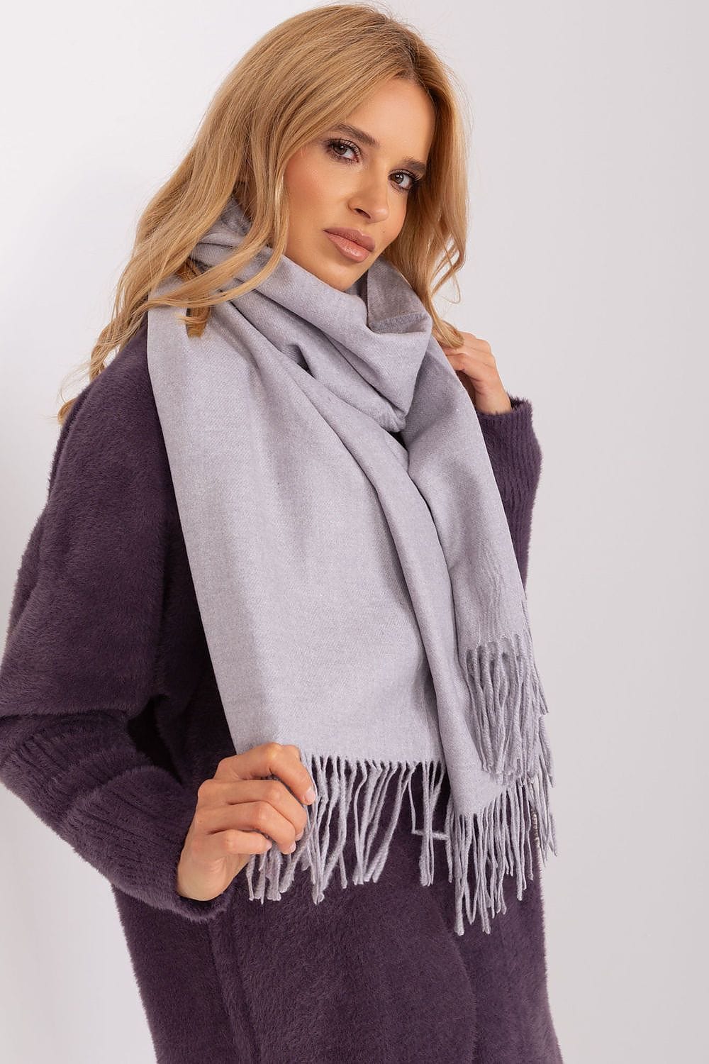 Women's Warm Long Scarf Tassels 196cm - ShalayeFashion