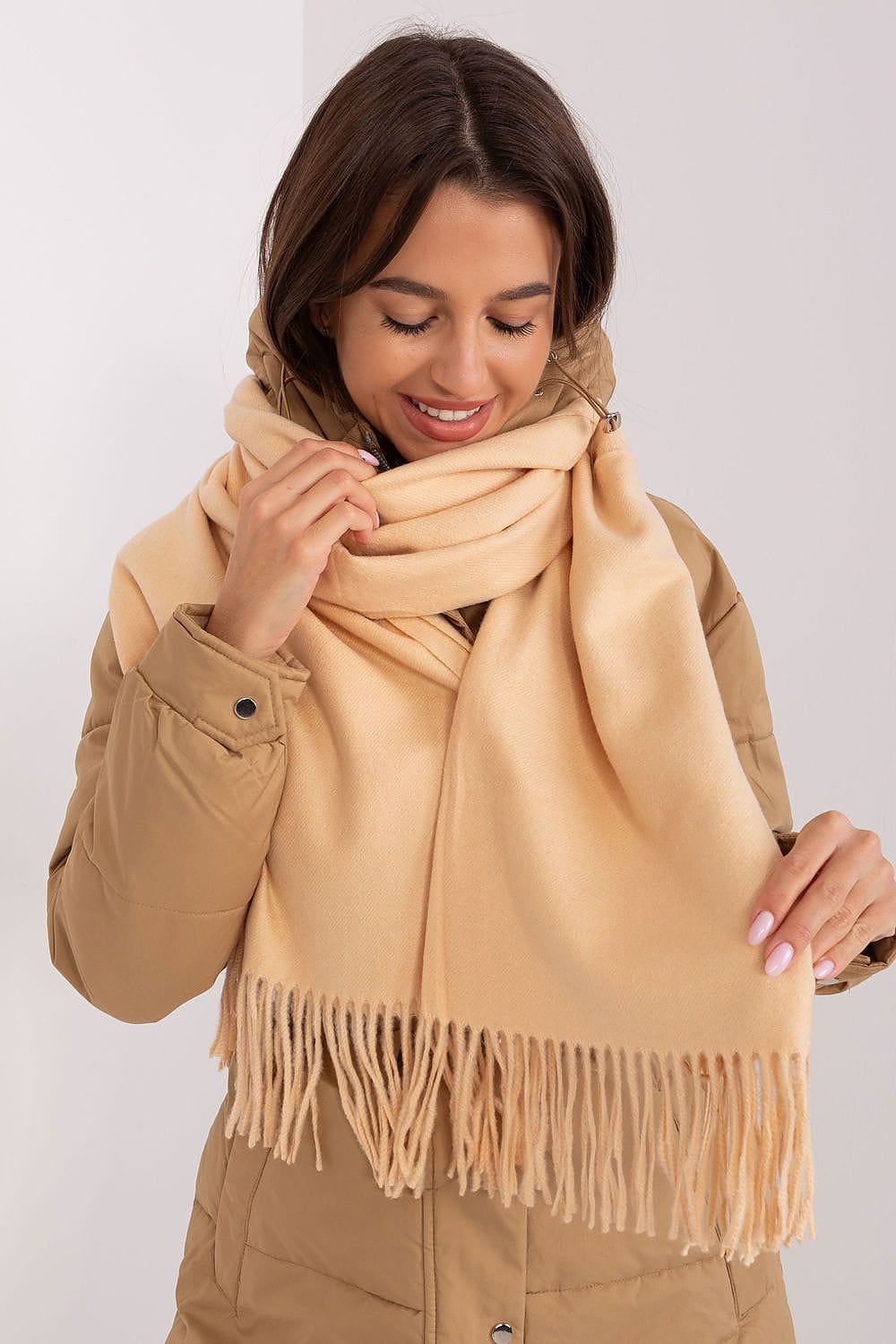 Women's Warm Long Scarf Tassels 196cm - ShalayeFashion
