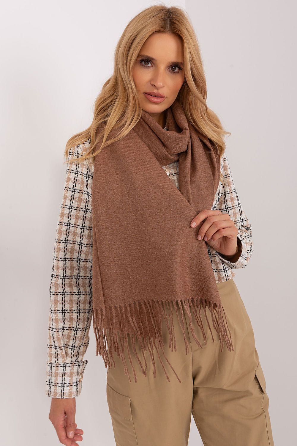 Women's Warm Long Scarf Tassels 196cm - ShalayeFashion