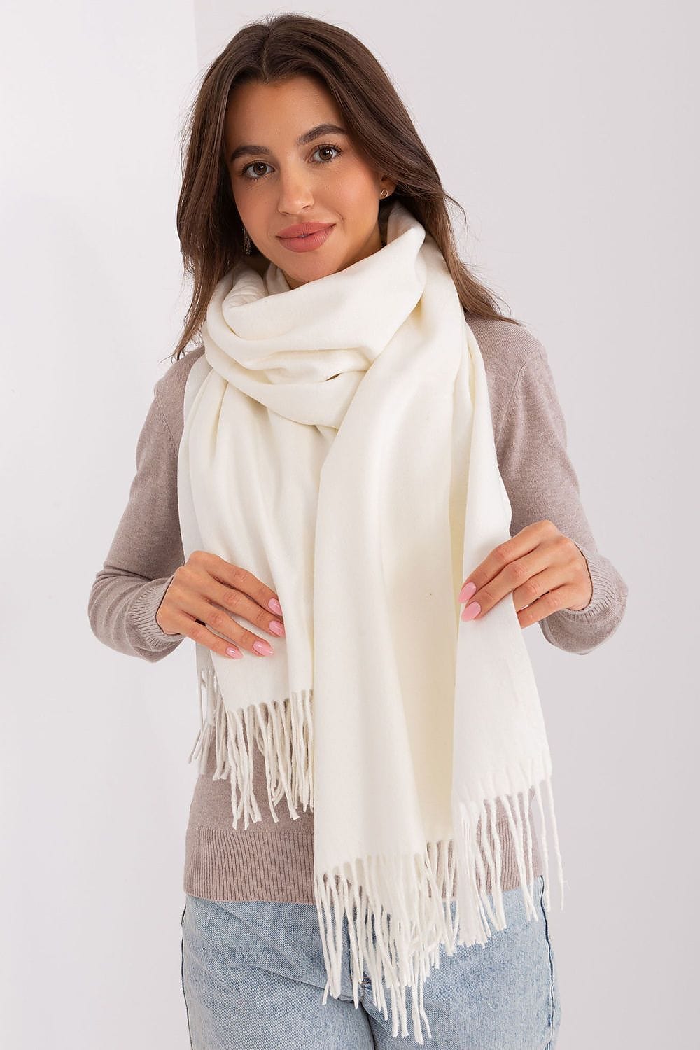 Women's Warm Long Scarf Tassels 196cm - ShalayeFashion