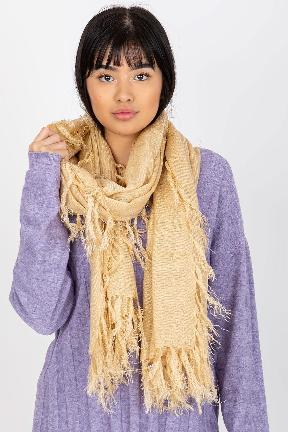 Women's Warm Scarf Tassels Long - ShalayeFashion