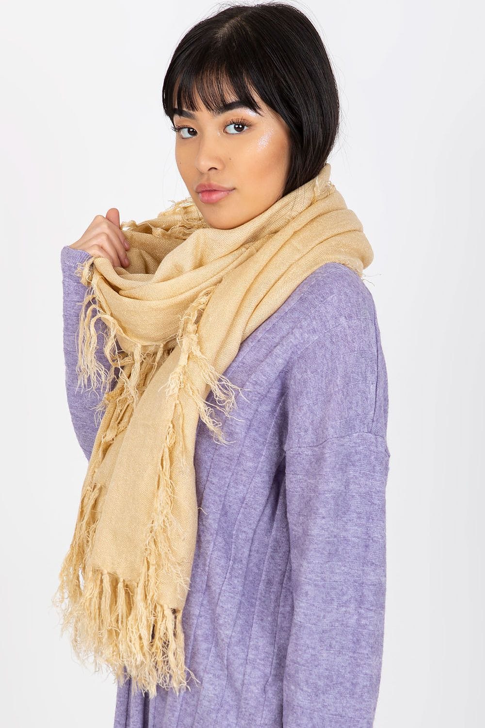 Women's Warm Scarf Tassels Long - ShalayeFashion