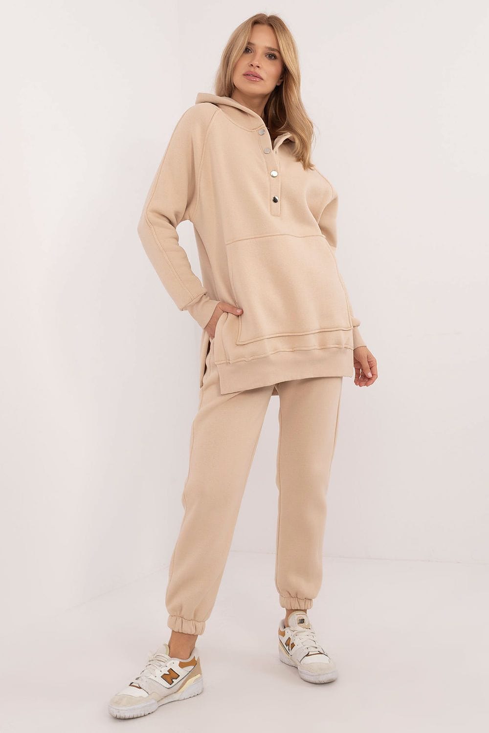 Women’s Warm Three Piece Melange Set - ShalayeFashion