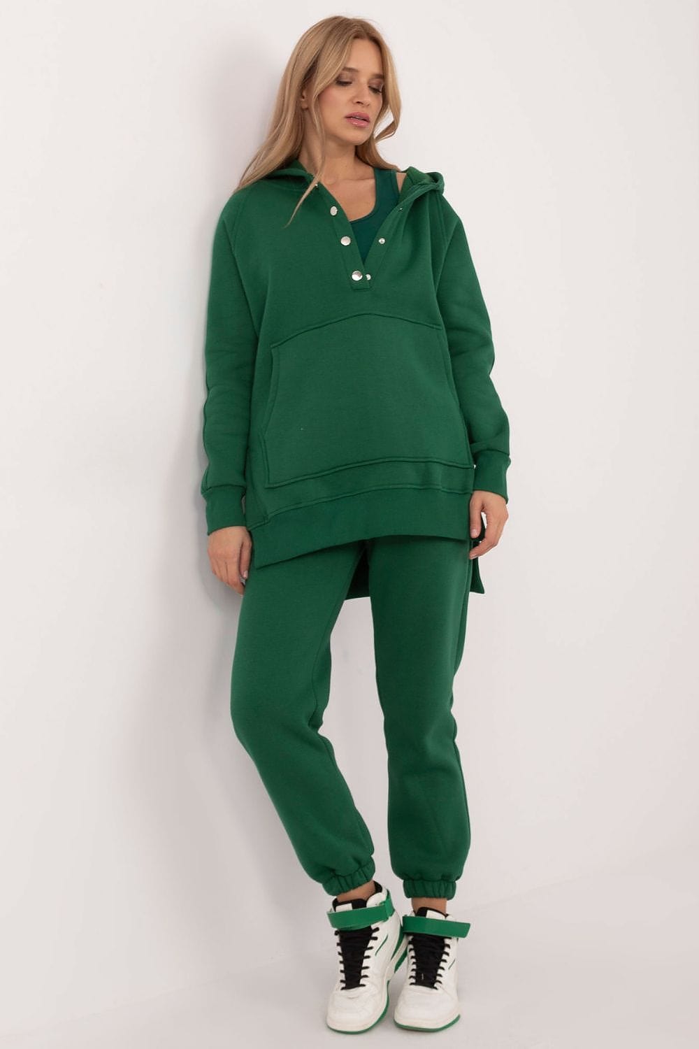 Women’s Warm Three Piece Melange Set - ShalayeFashion