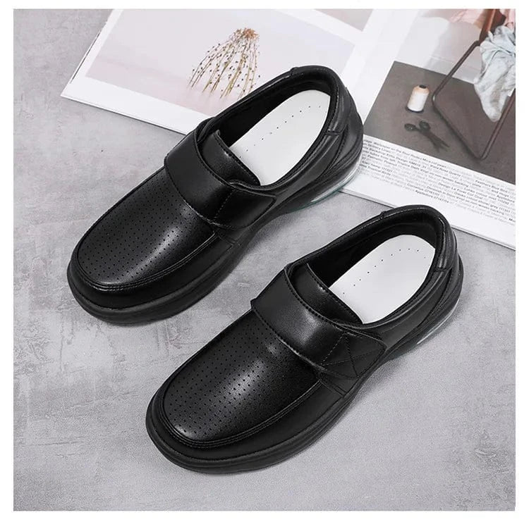 Women’s White Platform Slip - On Loafers - ShalayeFashion