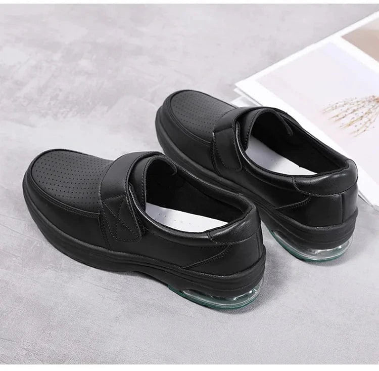 Women’s White Platform Slip - On Loafers - ShalayeFashion
