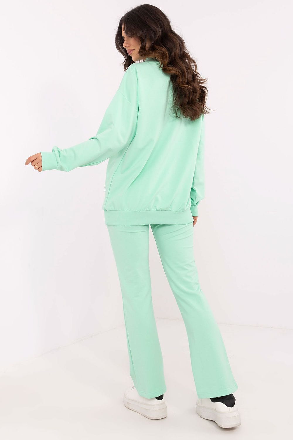 Women’s Wrap Neckline Casual Outfit Set - ShalayeFashion