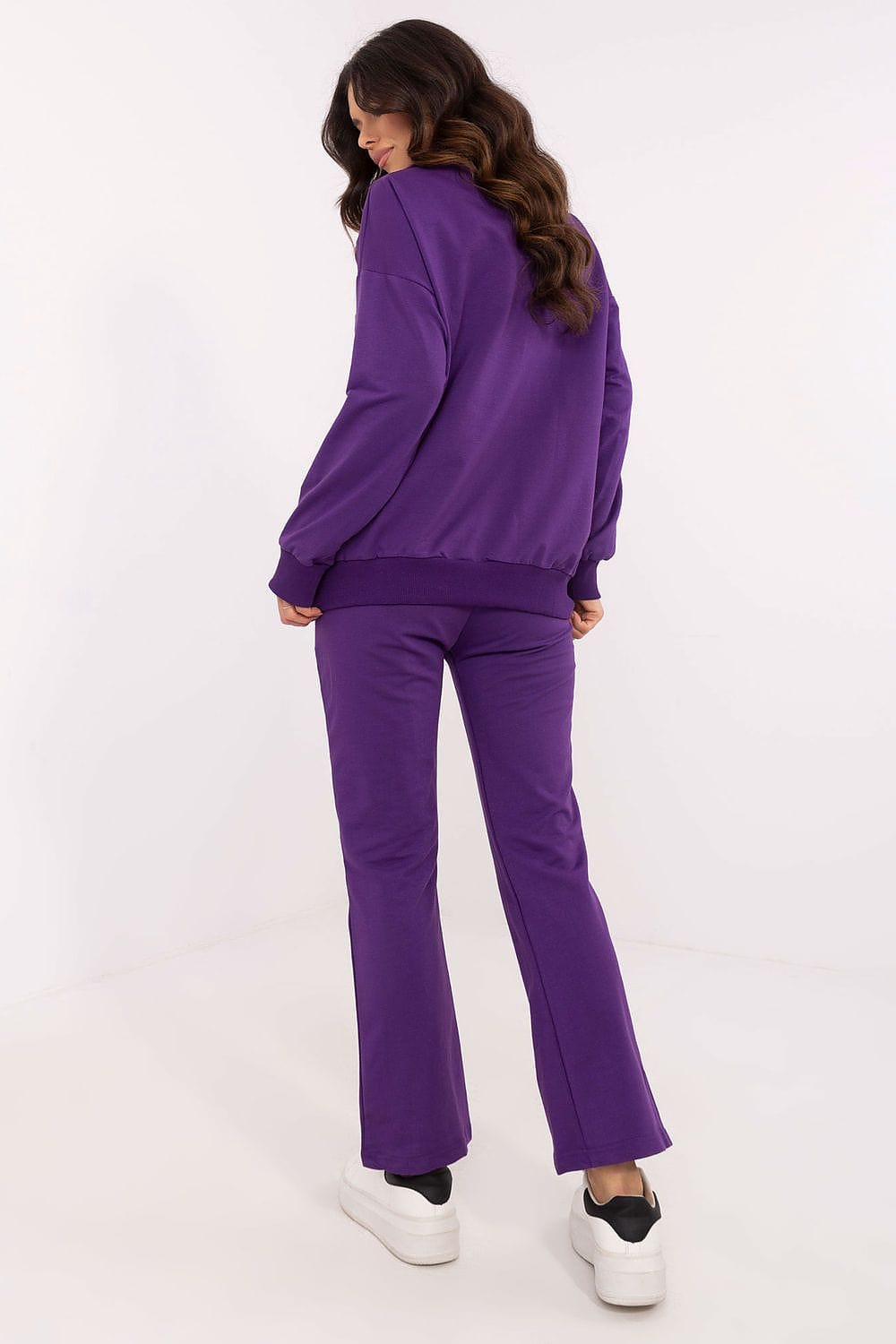 Women’s Wrap Neckline Casual Outfit Set - ShalayeFashion