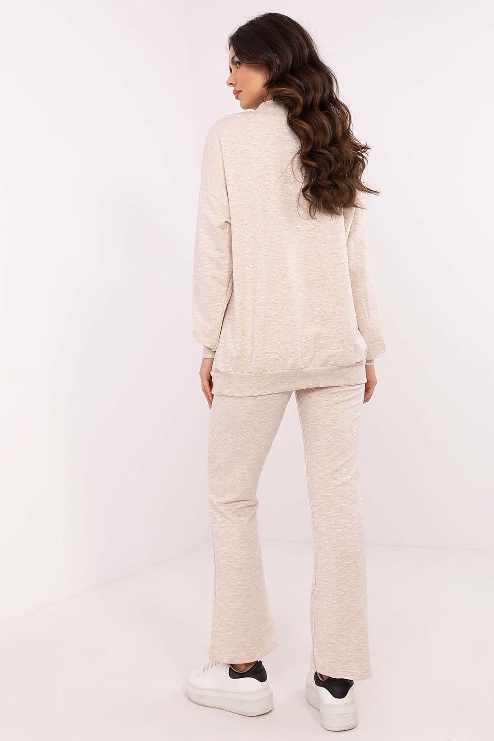 Women’s Wrap Neckline Casual Outfit Set - ShalayeFashion