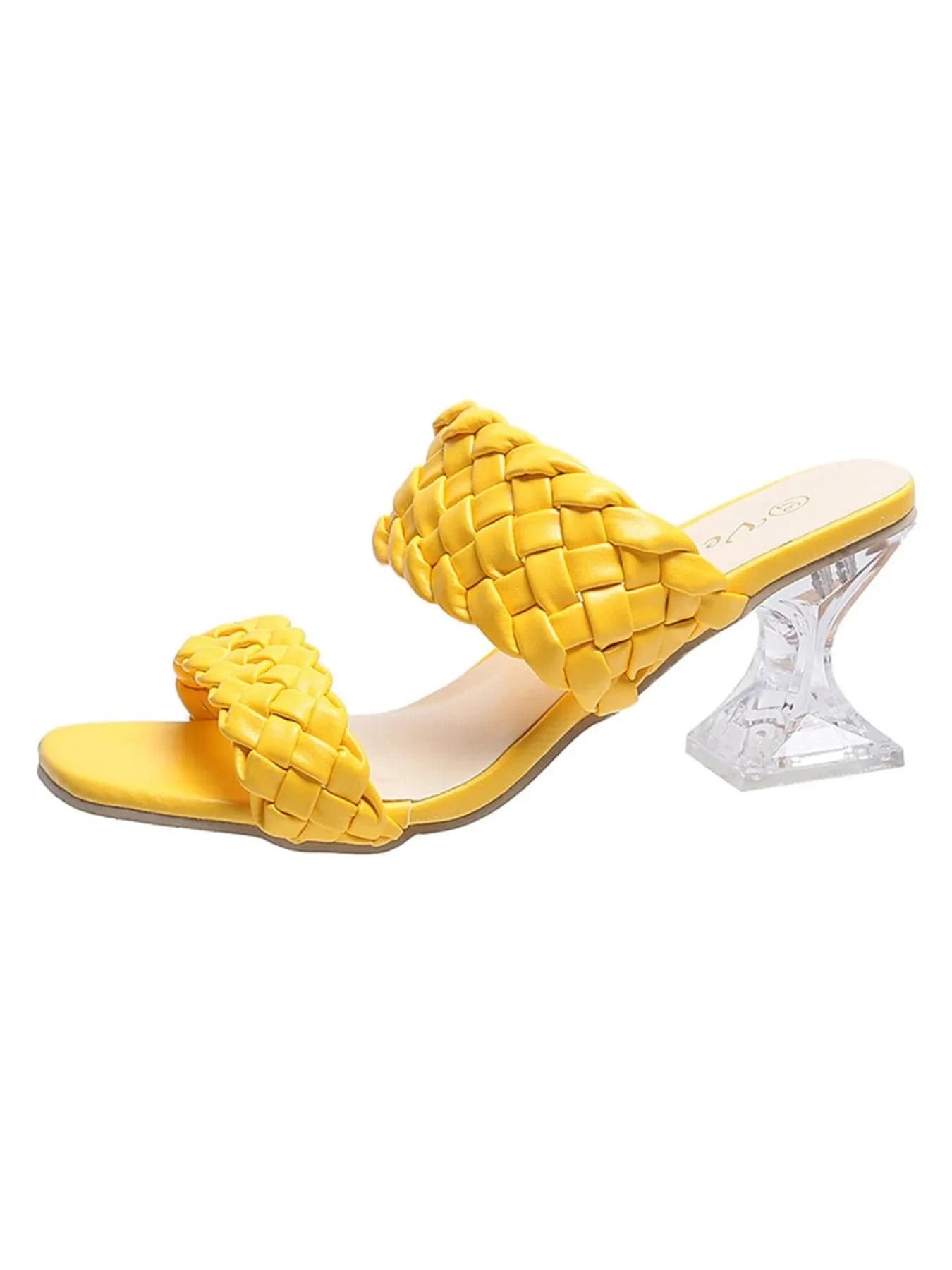 Woven Pattern Double Strap Sandals - ShalayeFashion