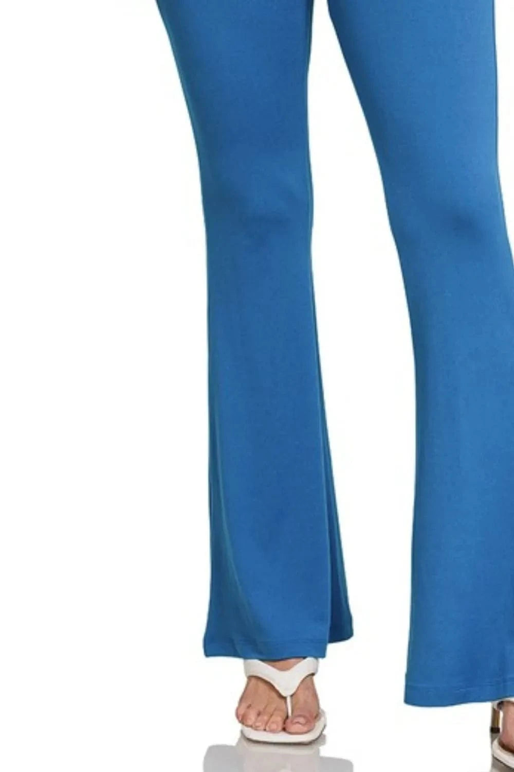 Zenana Buttery Soft Flare Leg High Waist Yoga Pants - ShalayeFashion