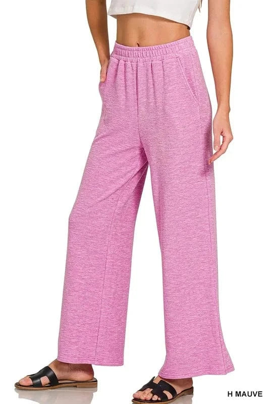 Zenana Cotton Slub Tank & Pants Set - ShalayeFashion