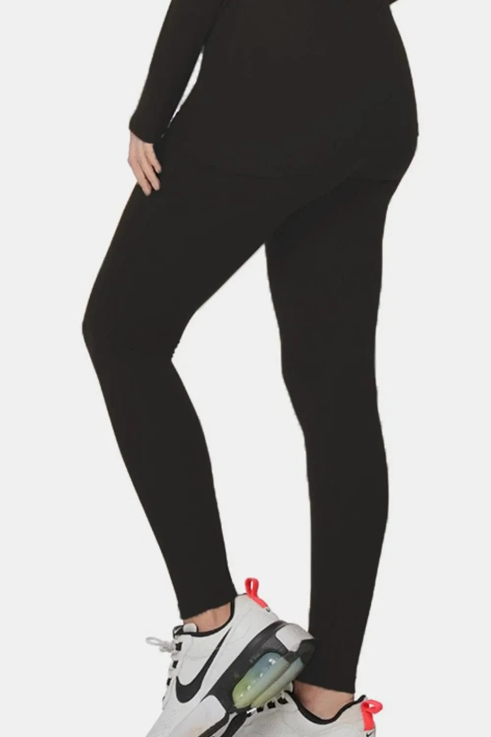 Zenana Full Size Turtleneck Top and Leggings Lounge Set - ShalayeFashion