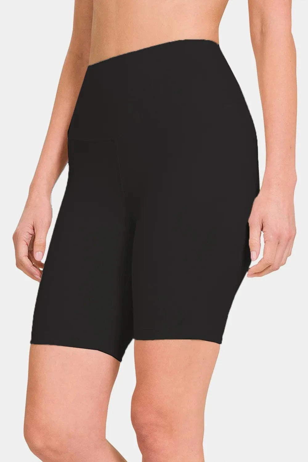 Zenana High Waist Active Shorts - ShalayeFashion