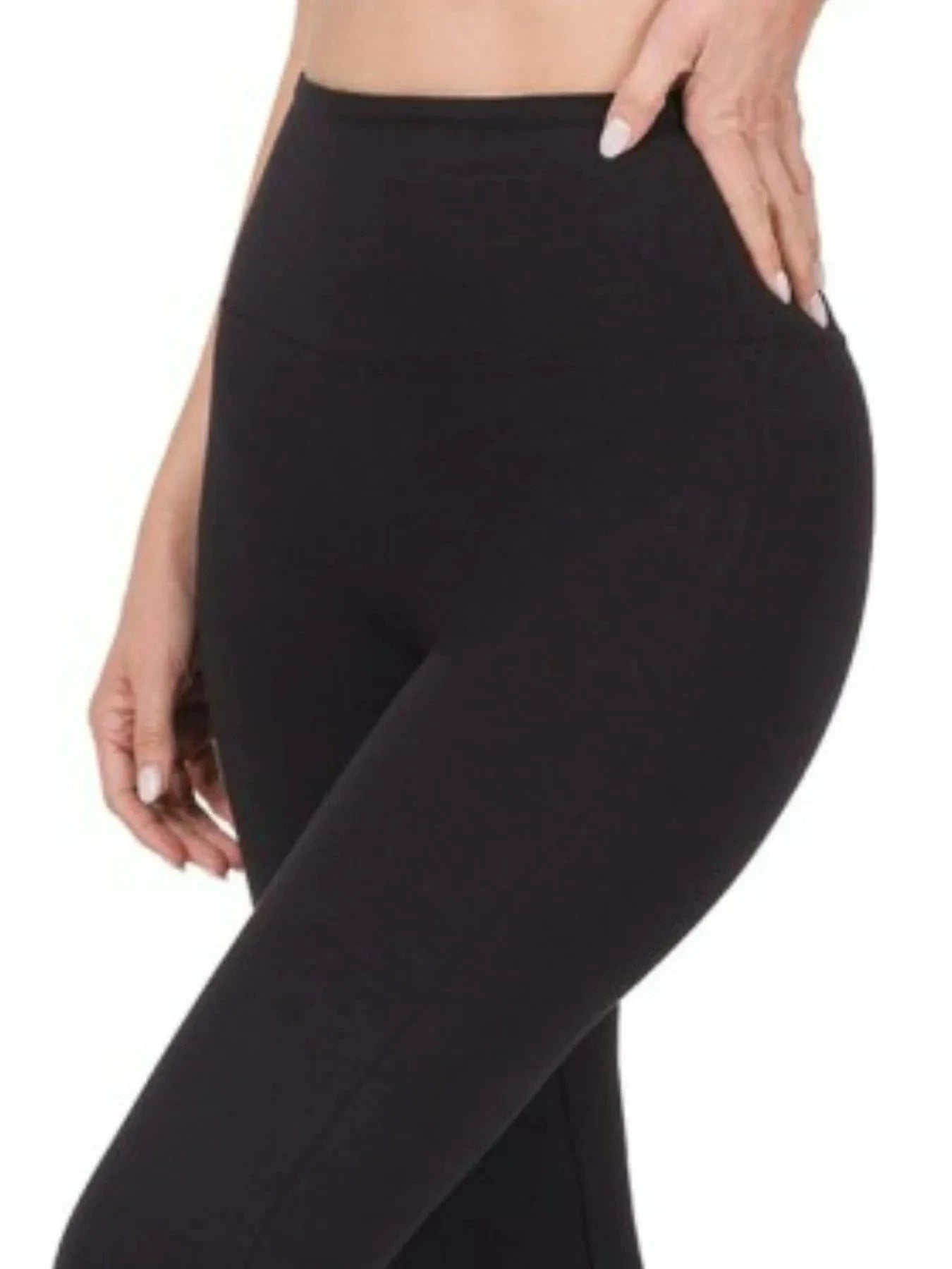 Zenana Wide Waistband Yoga Flare Pants - ShalayeFashion