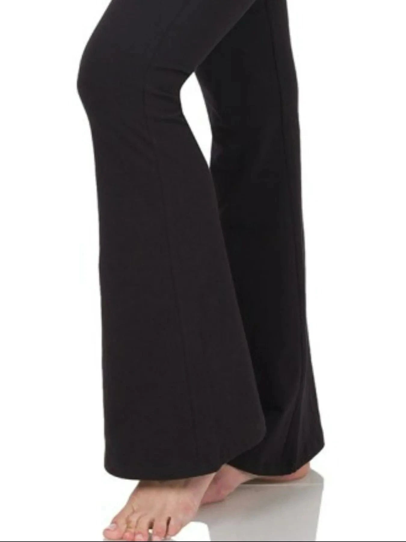 Zenana Wide Waistband Yoga Flare Pants - ShalayeFashion
