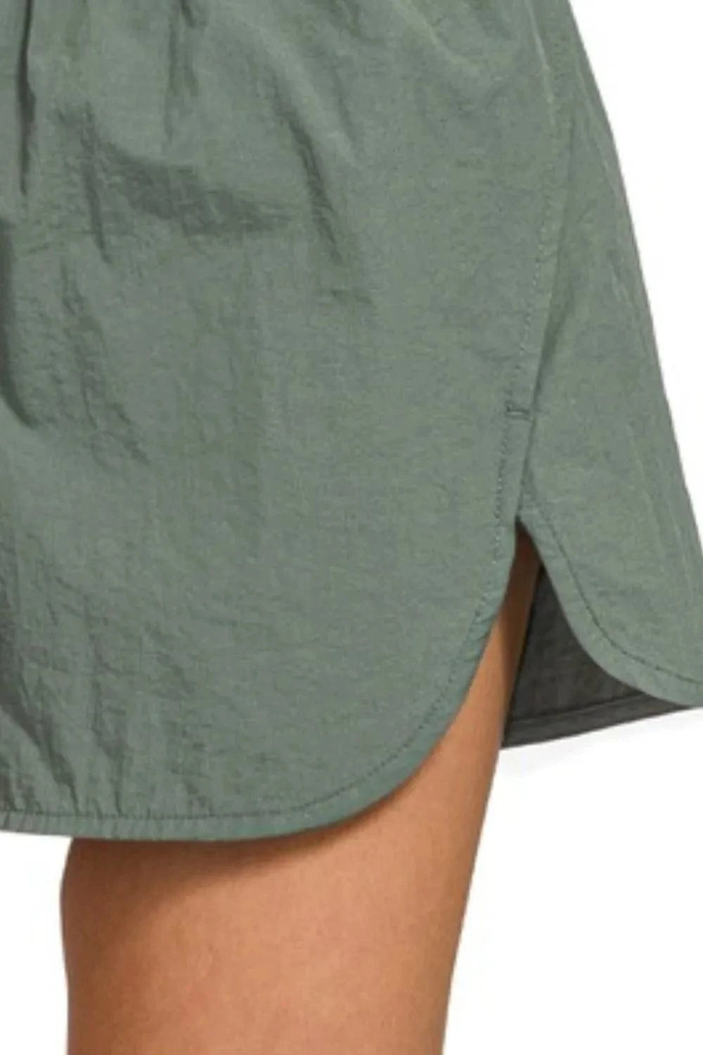 Zenana Windbreaker Smocked Waistband Running Shorts - ShalayeFashion