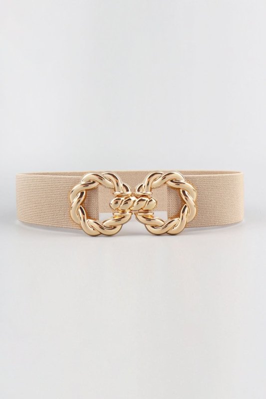 Zinc Alloy Buckle Elastic Belt - ShalayeFashion