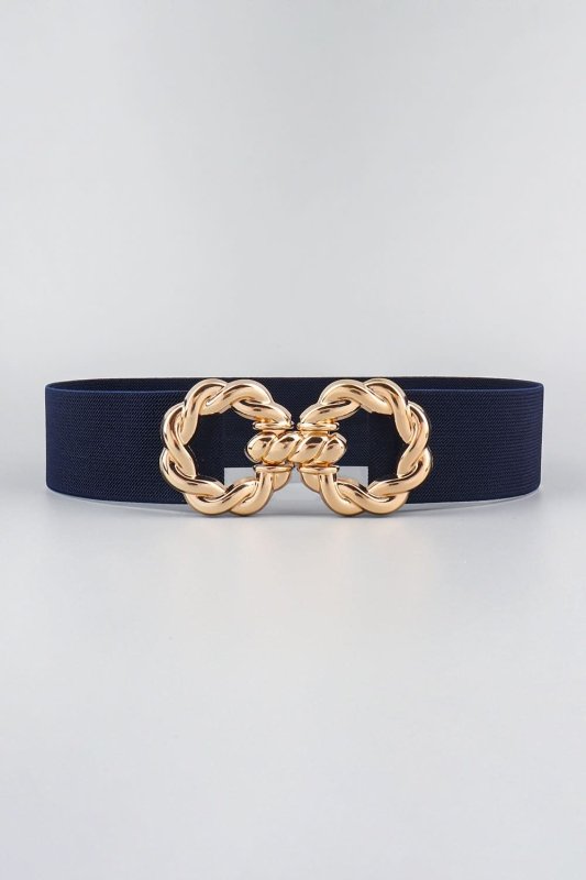 Zinc Alloy Buckle Elastic Belt - ShalayeFashion