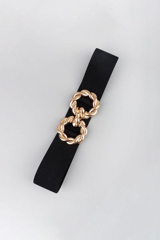 Zinc Alloy Buckle Elastic Belt - ShalayeFashion