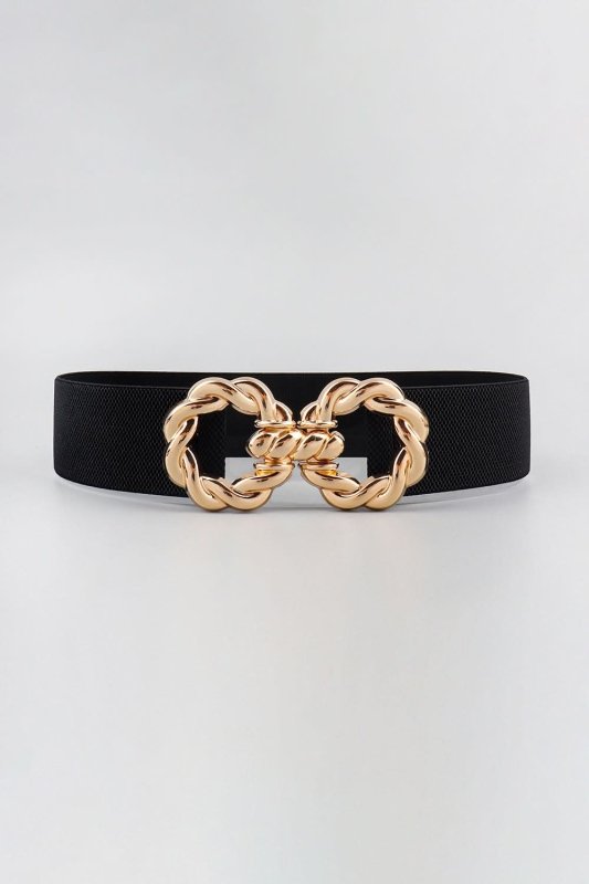 Zinc Alloy Buckle Elastic Belt - ShalayeFashion