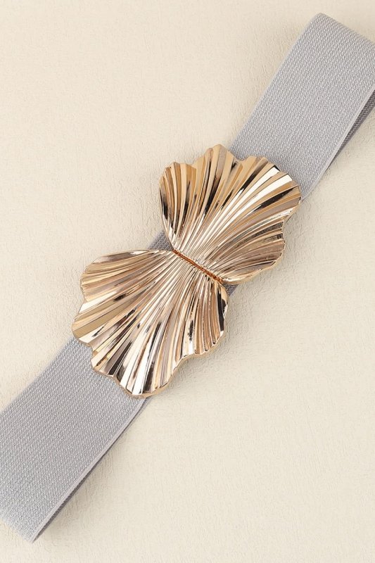 Zinc Alloy Buckle Elastic Belt - ShalayeFashion