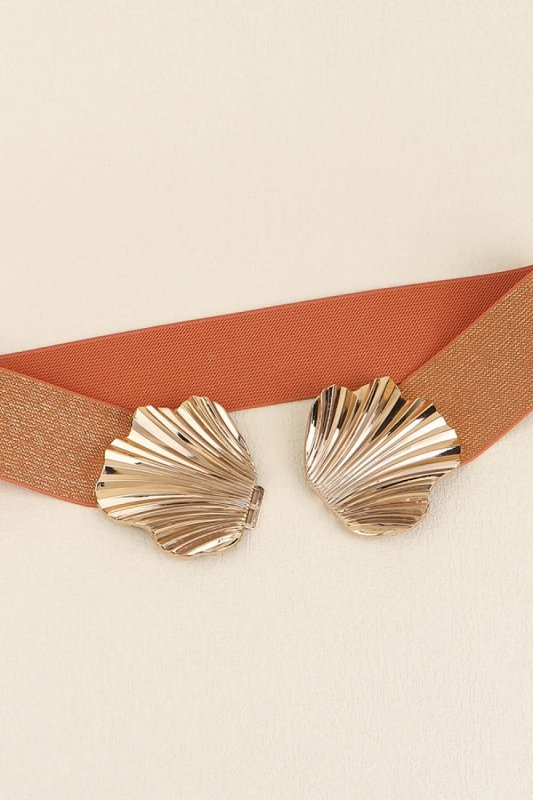 Zinc Alloy Buckle Elastic Belt - ShalayeFashion