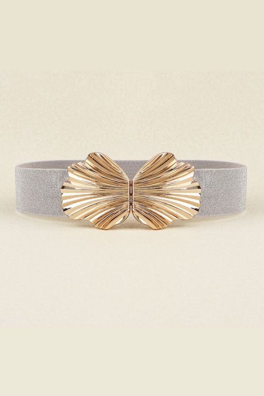 Zinc Alloy Buckle Elastic Belt - ShalayeFashion