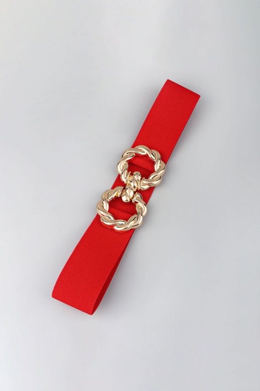 Zinc Alloy Buckle Elastic Belt - ShalayeFashion