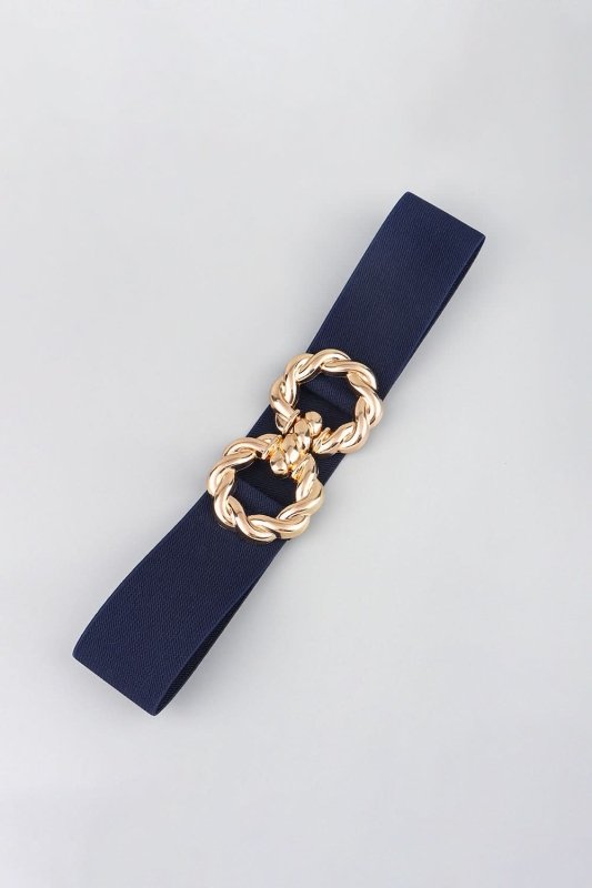 Zinc Alloy Buckle Elastic Belt - ShalayeFashion