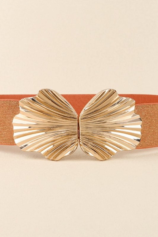 Zinc Alloy Buckle Elastic Belt - ShalayeFashion