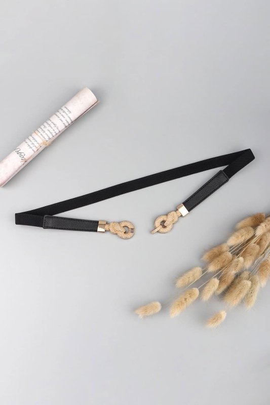 Zinc Alloy Buckle PU Leather Belt - ShalayeFashion