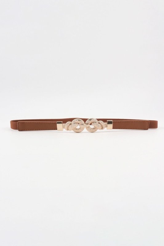 Zinc Alloy Buckle PU Leather Belt - ShalayeFashion